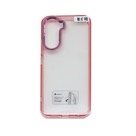Capa Duro Designer Transparente Para Xiaomi Redmi A7 Pro Rosa